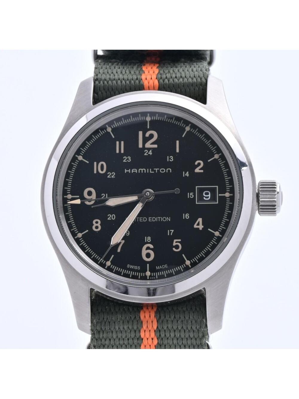 Hamilton Khaki Field Auto Orange Men's #372176H51B
